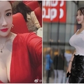 [人物] 中國第一天然美胸 ～ 爆乳中路大開，走在路上「胸部好沈重喔」!!